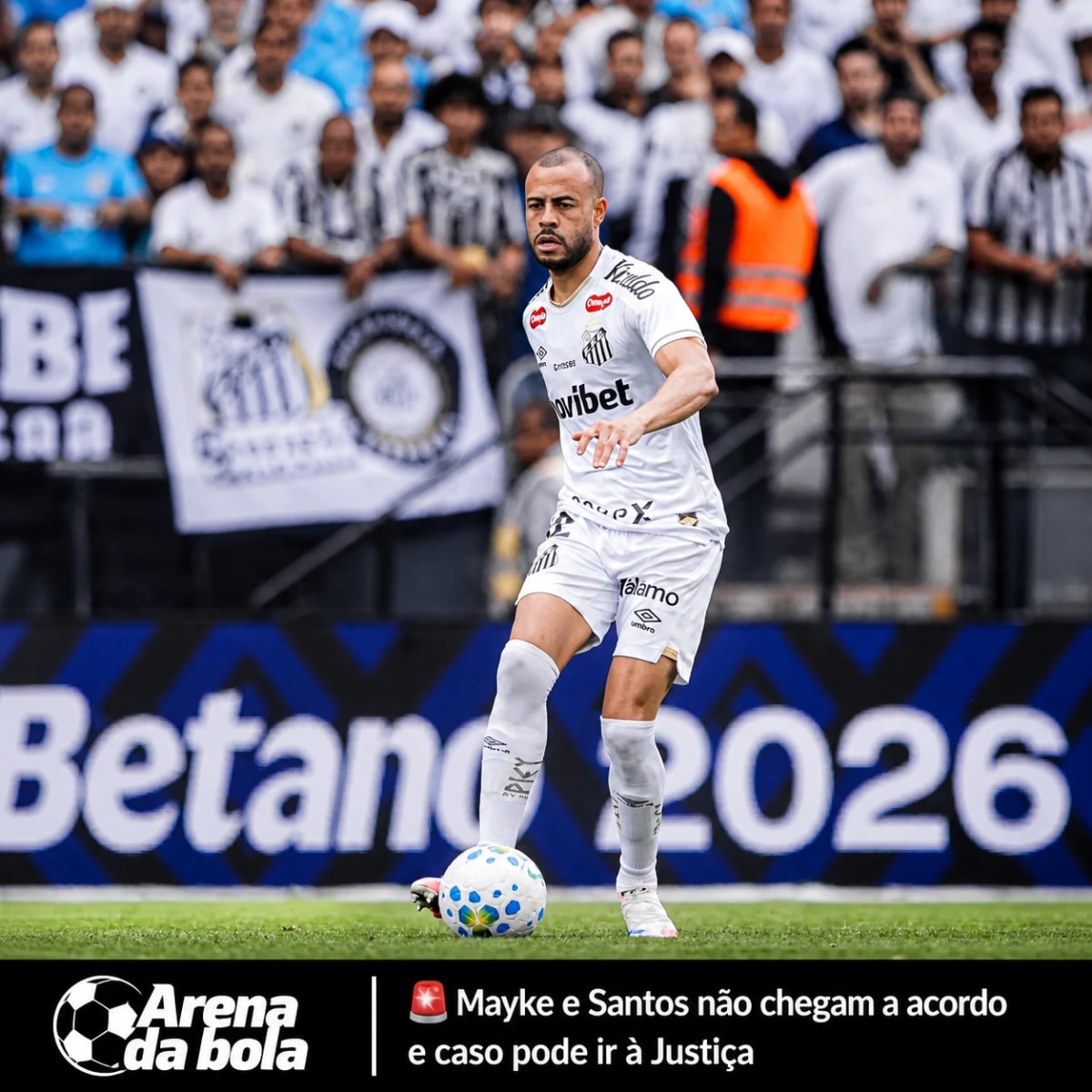 🚨 Mayke e Santos não chegam a acordo e caso pode ir à Justiça