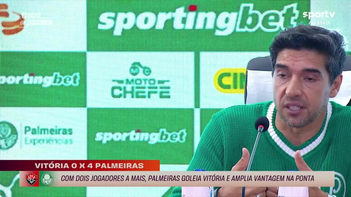 Abel Ferreira fala sobre expulsões no Vitória e defende cumprimento das regras