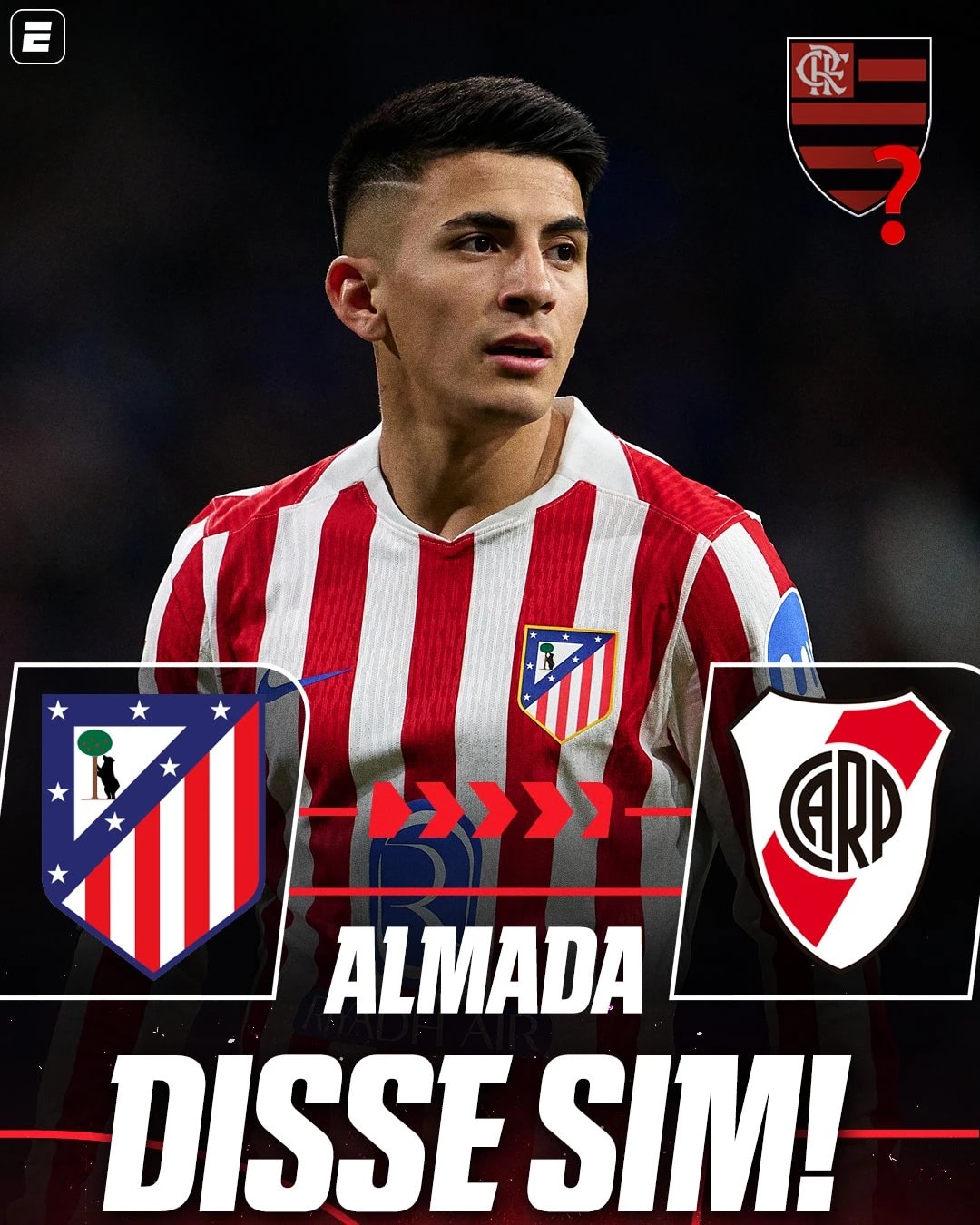 🚨 River Plate lidera disputa e avança para contratar Thiago Almada