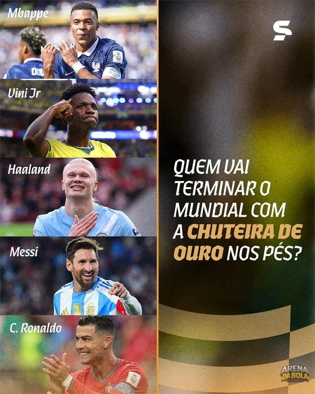 Disputa pela Chuteira de Ouro promete ser acirrada na Copa 2026