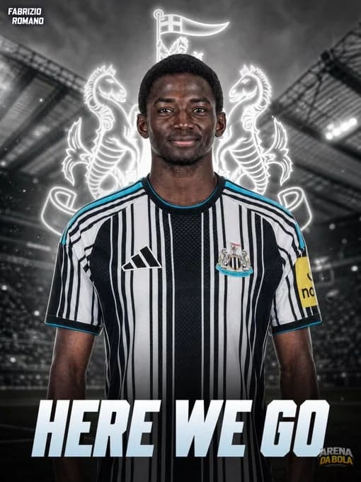 Newcastle confirma acordo de €50 milhões para contratar o ponta marfinense Bazoumana Touré