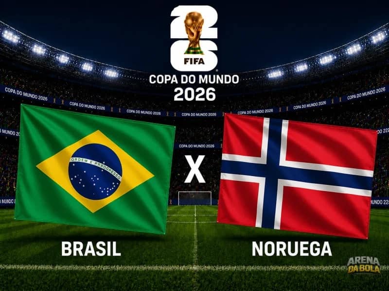 COPA DO MUNDO - 2026 Brasil x Noruega: histórico do confronto e retrospecto