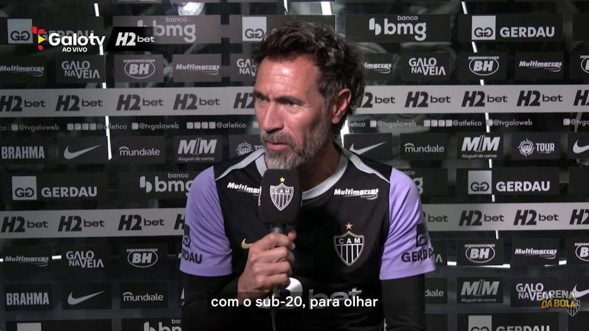 Domínguez elogia evolução do Atlético após vitória em jogo-treino | Amistoso
