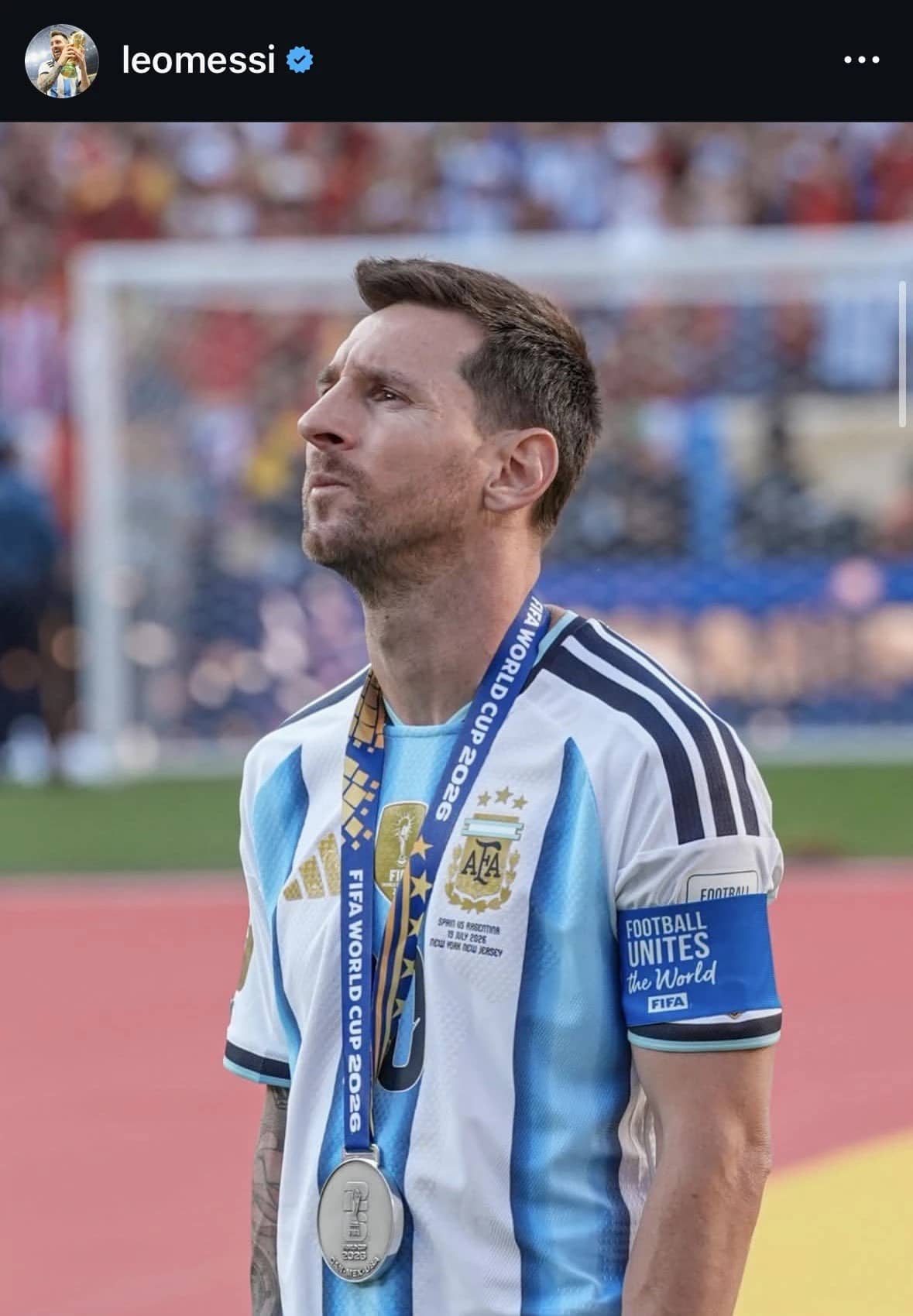 Argentina lamenta vice na Copa do Mundo; Messi se manifesta nas redes sociais
