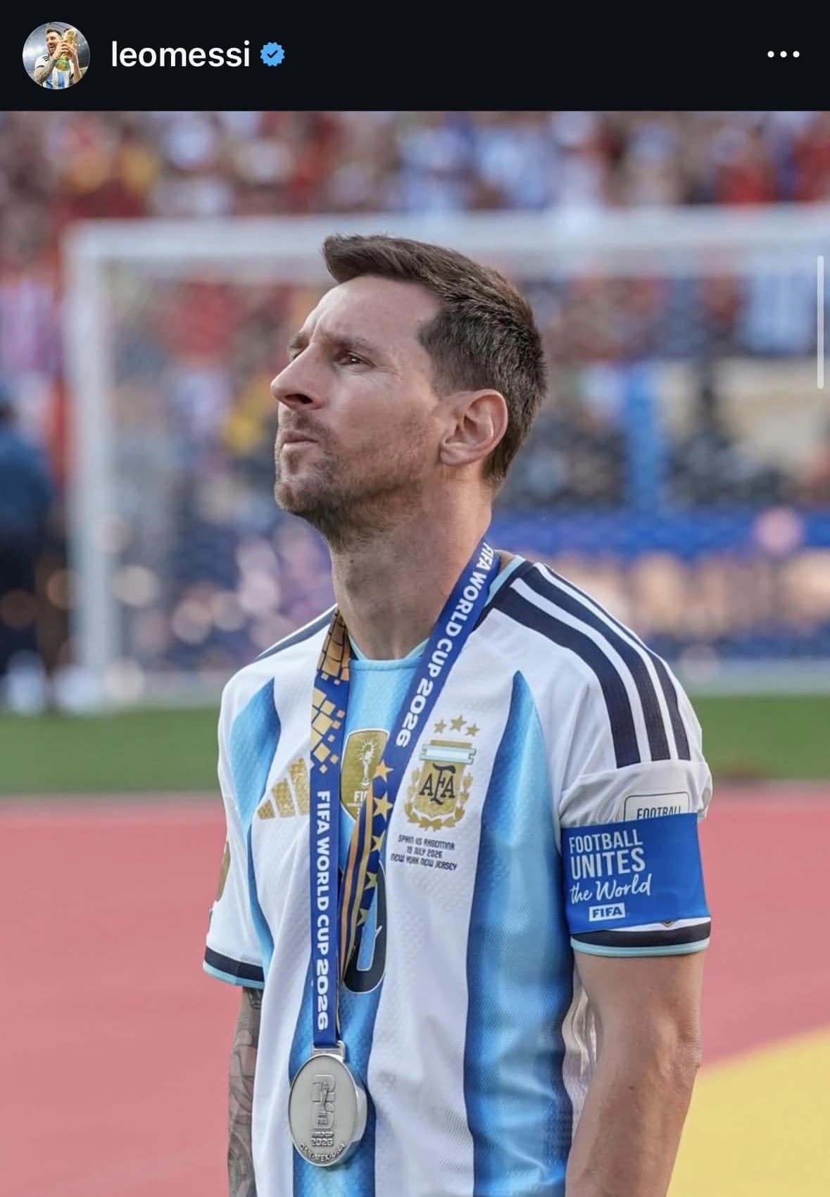 Argentina lamenta vice na Copa do Mundo; Messi se manifesta nas redes sociais