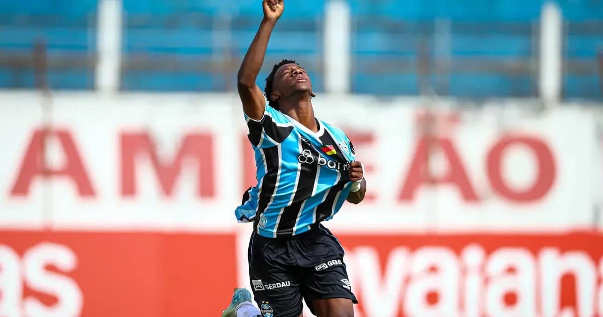 Shakhtar Donetsk avança na contratação de Gabriel Mec, promessa do Grêmio
