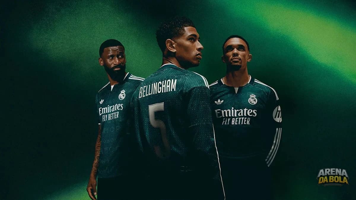 Real Madrid revela nova segunda camisa para a temporada 2026/27