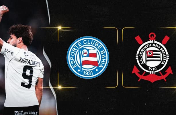 Corinthians busca vitória contra o Bahia no primeiro jogo do segundo turno do Brasileirão 2026