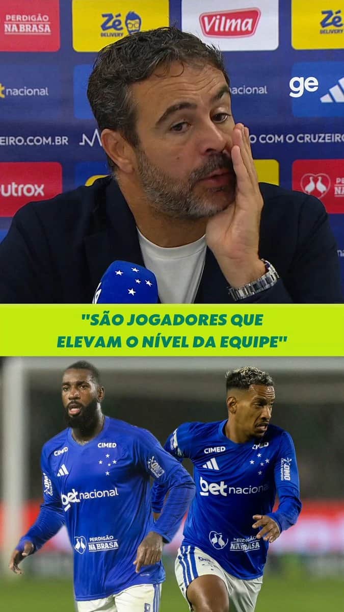Artur Jorge ressalta importância de Gerson e Matheus Pereira no Cruzeiro