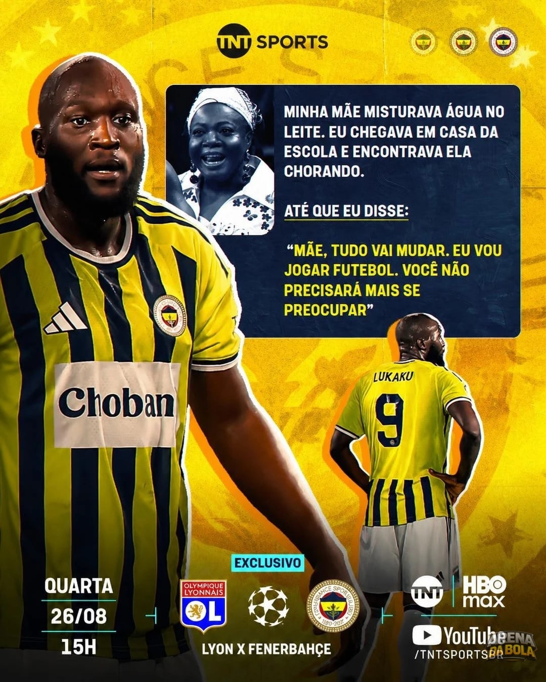 Lukaku transforma a vida da família ao brilhar no Fenerbahçe