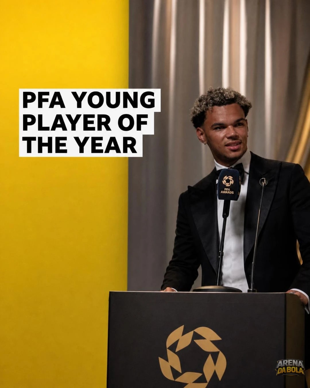 Nico O'Reilly é eleito o melhor jogador jovem pela PFA de 2026
