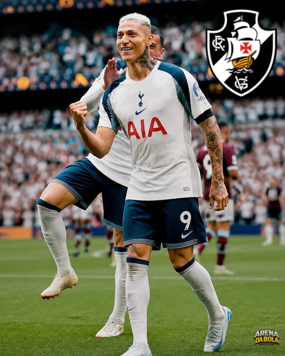Vasco procura Richarlison após atacante ficar fora da Premier League