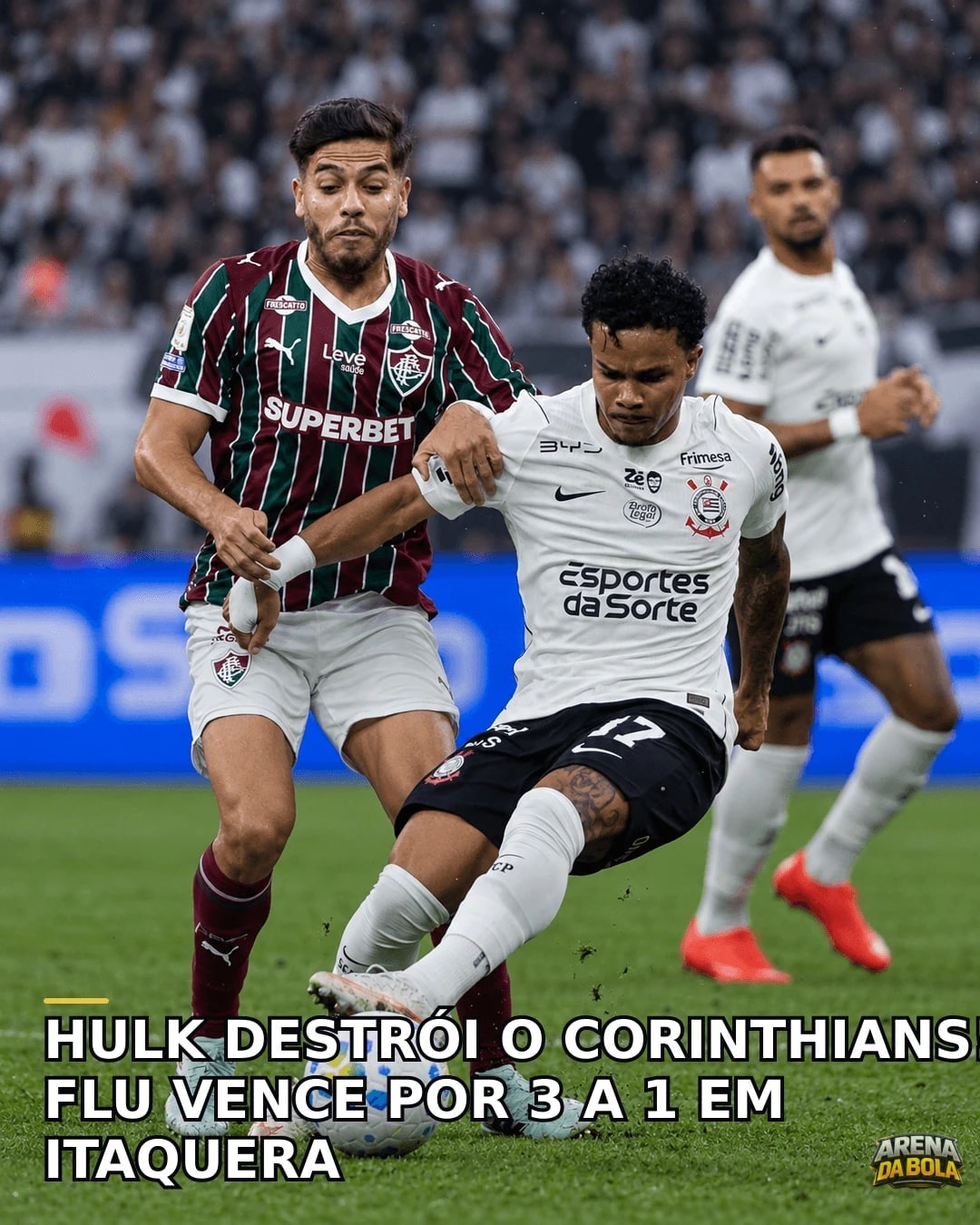 FLUMINENSE CALA A NEO QUÍMICA ARENA