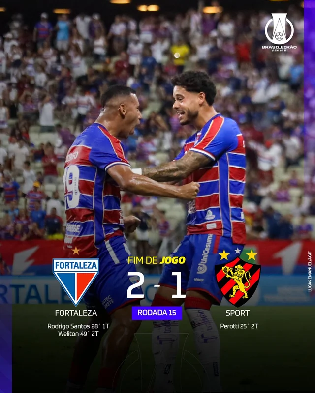 🚨 Fortaleza vence Sport Recife no último lance e garante a vitória!