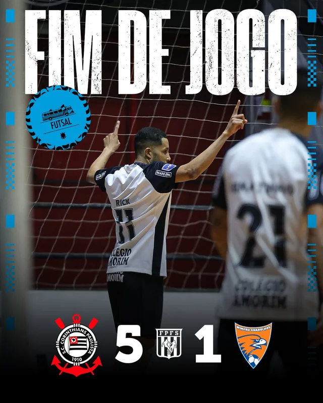 Corinthians goleia AA Wimpro no Paulista de Futsal