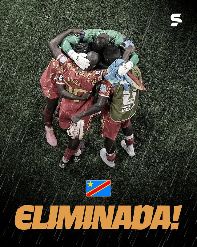 República Democrática do Congo é eliminada da Copa do Mundo 2026
