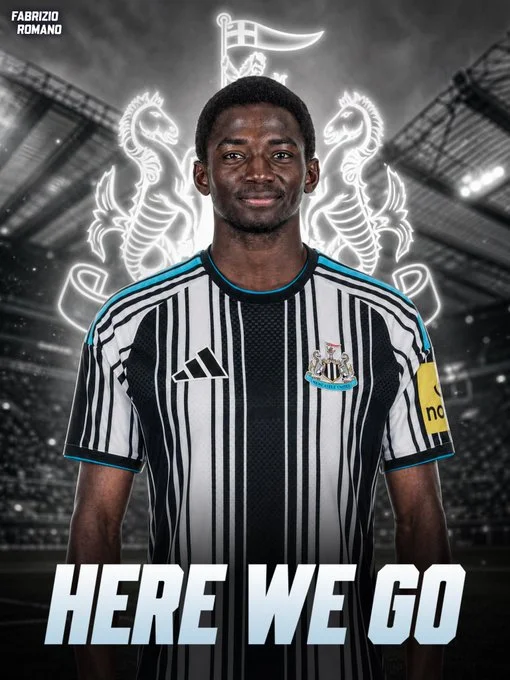 🚨 Newcastle confirma acordo de €50 milhões para contratar o ponta marfinense Bazoumana Touré!